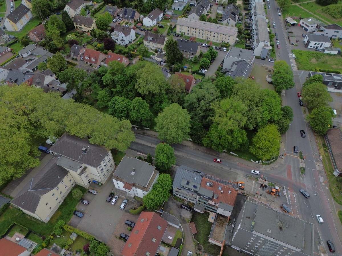 Die Grünfläche an der Ecke Karlstraße/Bochumer Straße soll evtl. bebaut werden