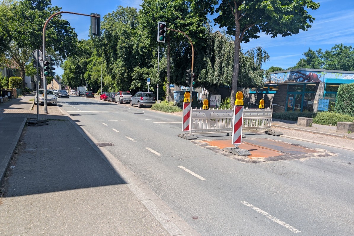 Tagesbruch an der Recklinghauser Straße im Mai 2026
