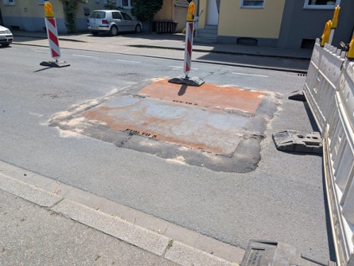 Tagesbruch an der Recklinghauser Straße im Mai 2026